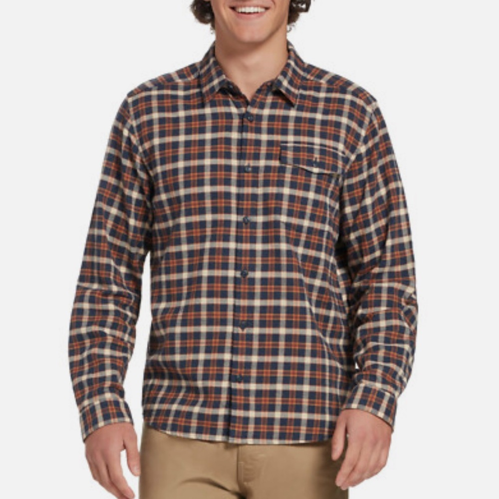 Patagonia Men’s Lightweight Fjord Flannel Shirt Instinct New Navy Size M